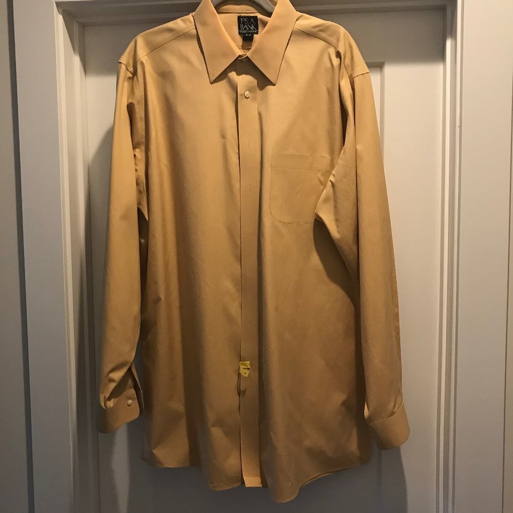 Jos A Bank Mens Long Sleeve Shirt Traveler's Collection